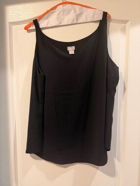 Chico’s Black Sleeveless V-Neck Tank Top - Women's